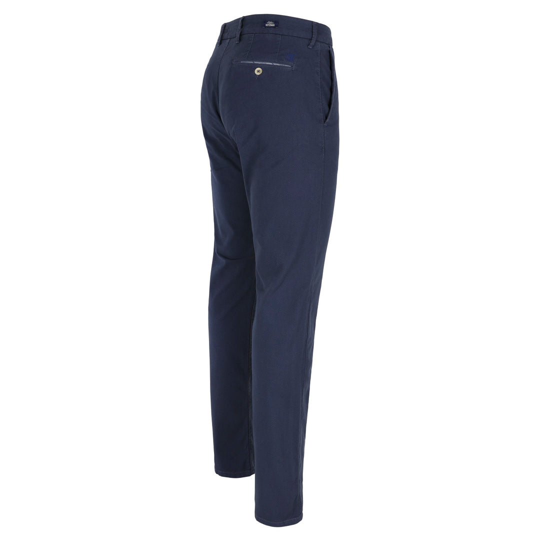 Atelier Noterman Chino ATN05 – Blauw -98% katoen, 2% elastaan-HEREN BROEKEN-Blauw