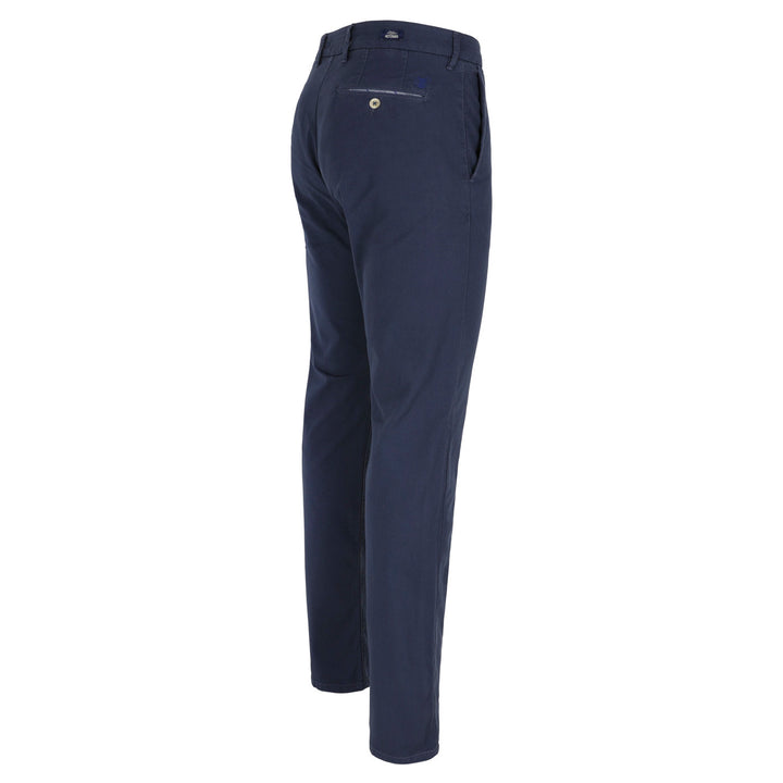 Atelier Noterman Chino ATN05 – Blauw -98% katoen, 2% elastaan-HEREN BROEKEN-Blauw