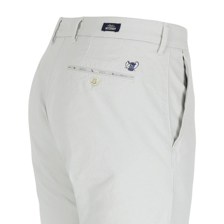 Atelier Noterman Chino ATN05 – Grijs-98% katoen, 2% elastaan-HEREN BROEKEN-Grijs