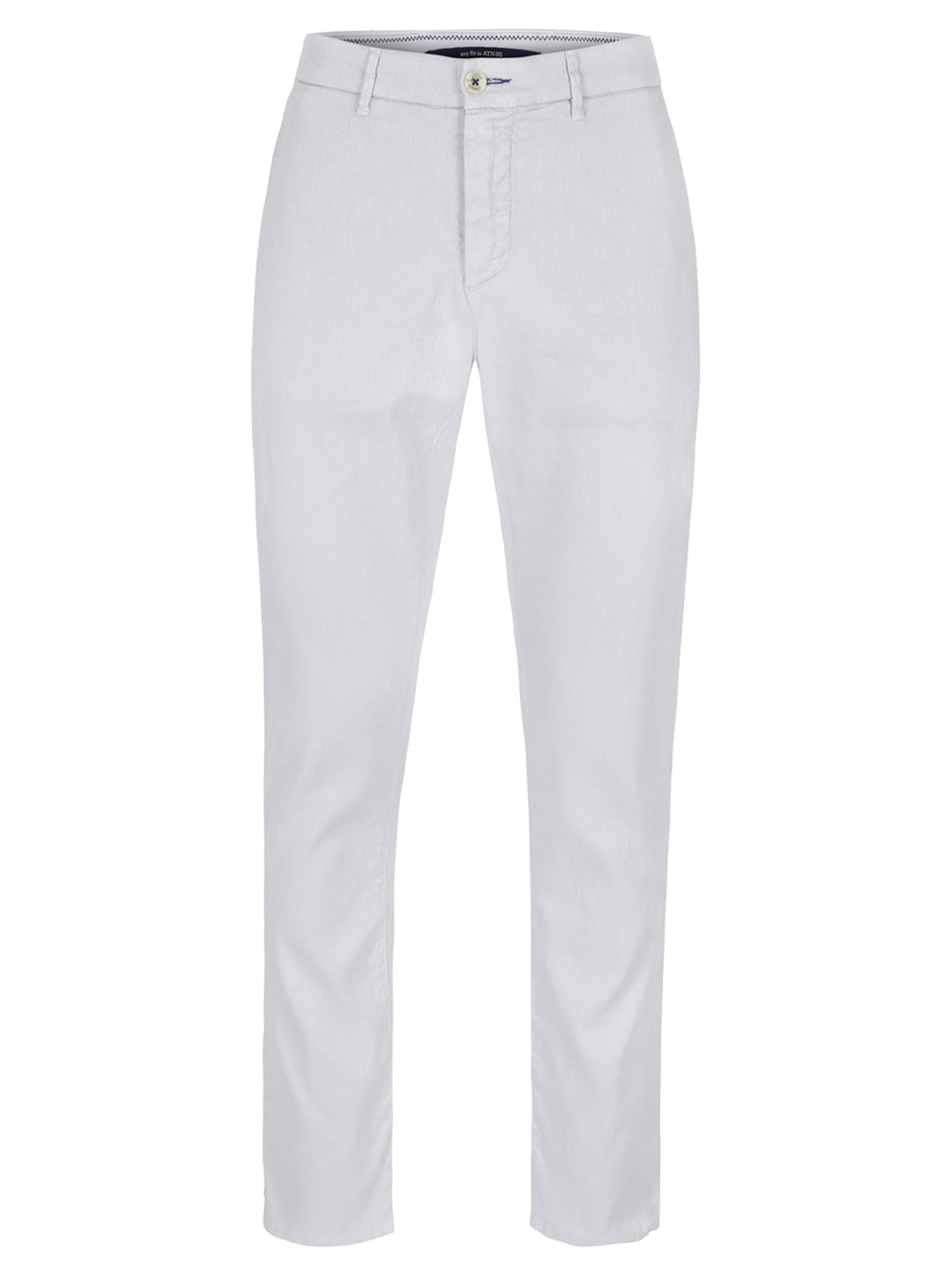 Atelier Noterman Chino ATN05 – Licht Grijs-65% linnen, 34% katoen, 1% elastaan-HEREN BROEKEN-Grijs