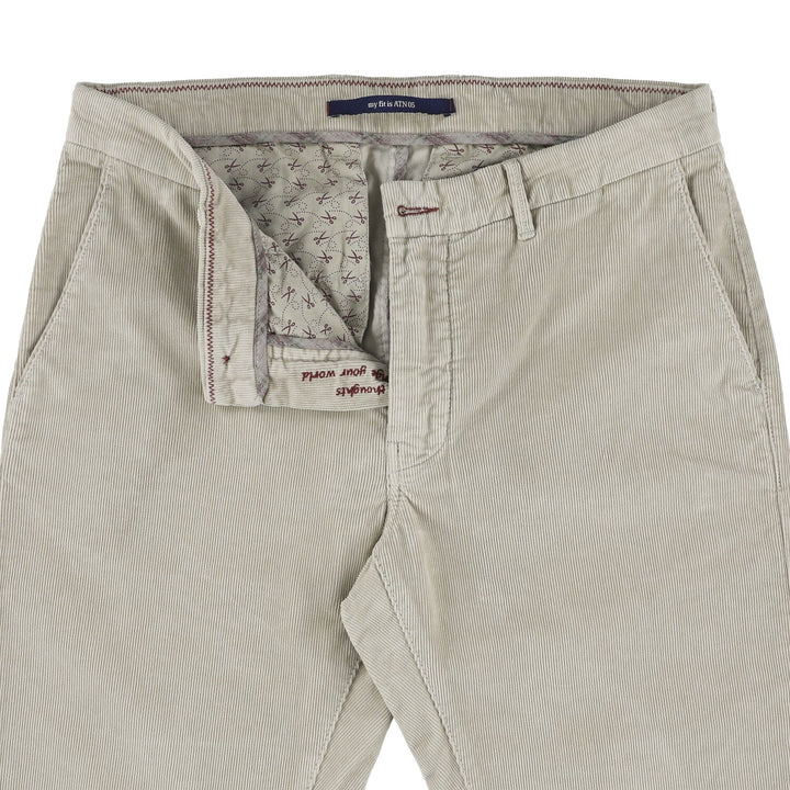 Atelier Noterman Chino – Beige-98% katoen, 2% elastaan-HEREN BROEKEN-Beige
