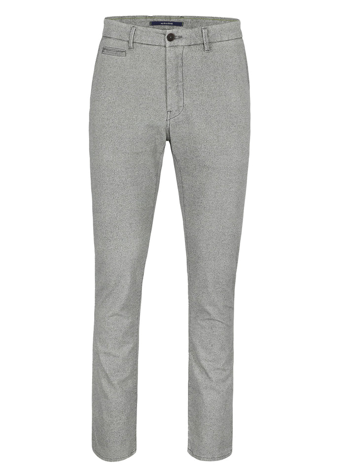 Atelier Noterman Chino – Grijs-97% katoen, 3% elasthaan-HEREN BROEKEN-Grijs