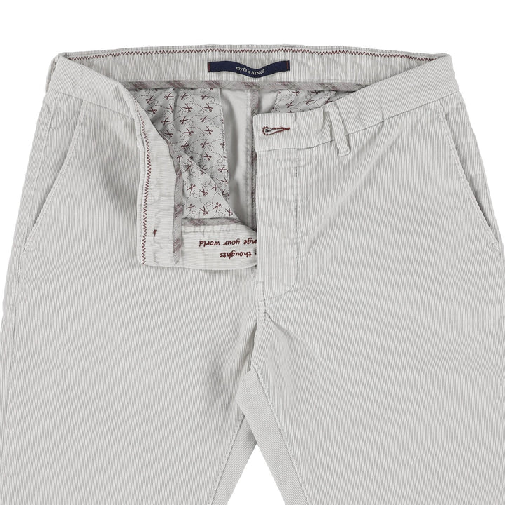 Atelier Noterman Chino – Grijs-98% katoen, 2% elastaan-HEREN BROEKEN-Grijs