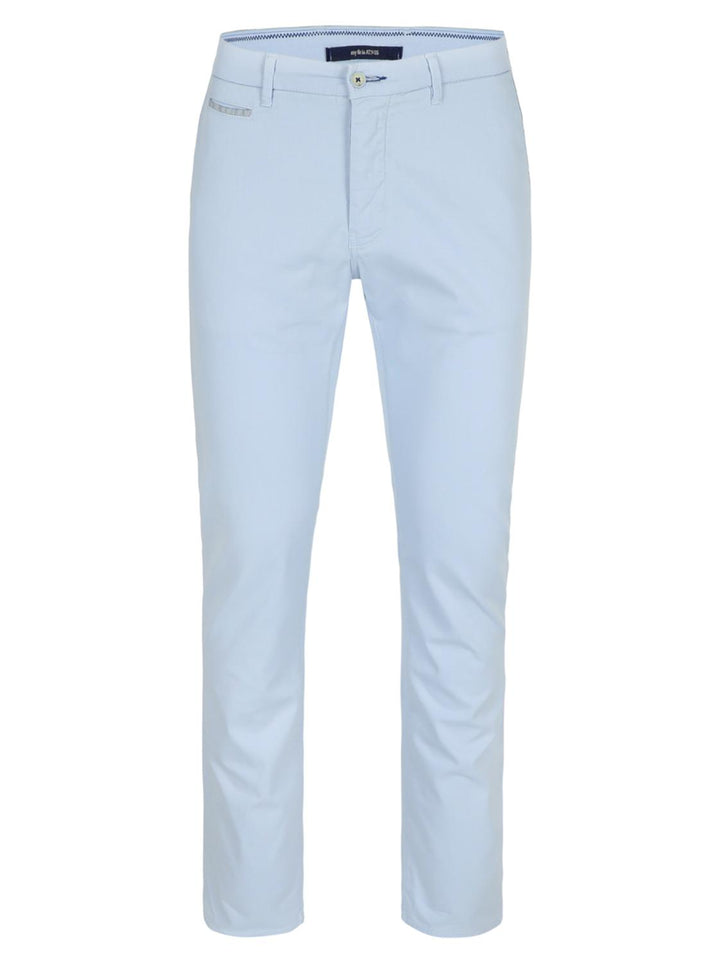 Atelier Noterman chino slim-59% katoen, 38% lyocell, 3% elasthaan-HEREN BROEKEN-Blauw