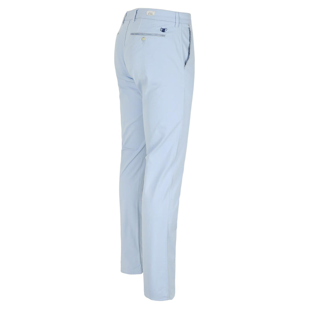 Atelier Noterman chino slim-59% katoen, 38% lyocell, 3% elasthaan-HEREN BROEKEN-Blauw