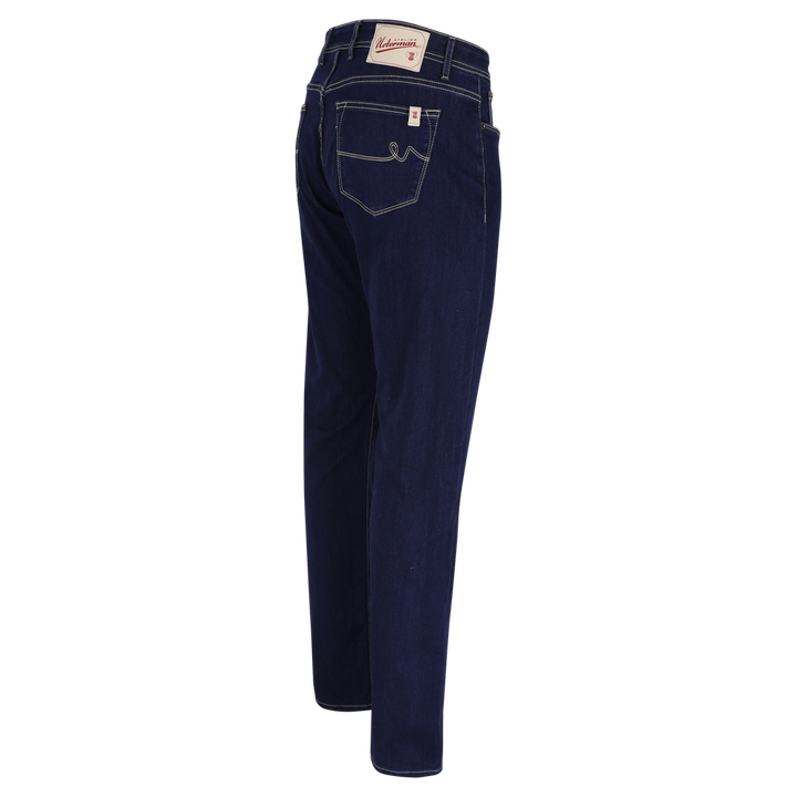Atelier Noterman Jeans – Blauw-92% katoen, 6% elastomultiester, 2% elastaan -HEREN BROEKEN-Blauw