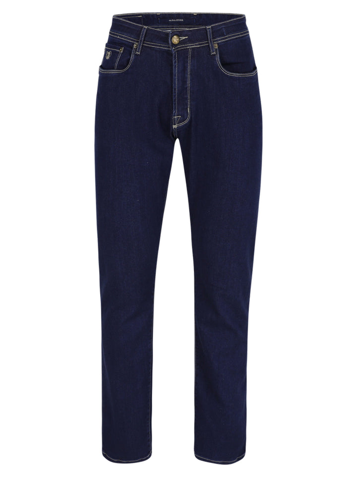 Atelier Noterman Jeans – Blauw-92% katoen, 6% elastomultiester, 2% elastaan -HEREN BROEKEN-Blauw