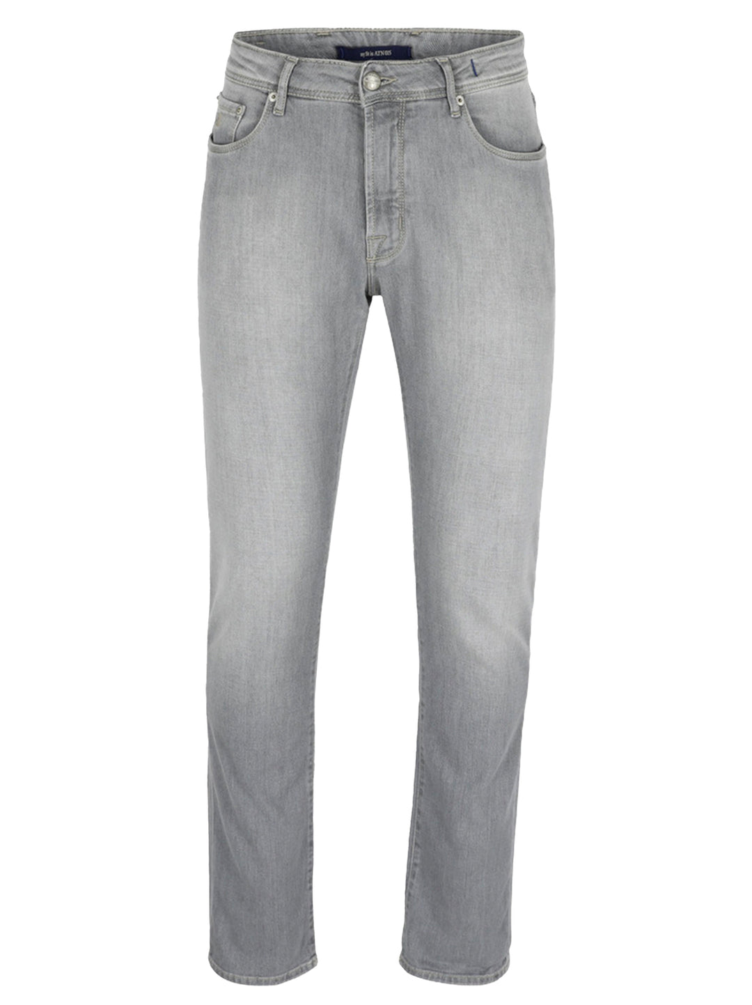 Atelier Noterman Jeans – Grijs-92% katoen, 6% elastisch polyamide, 2% elastaan-HEREN BROEKEN-Grijs