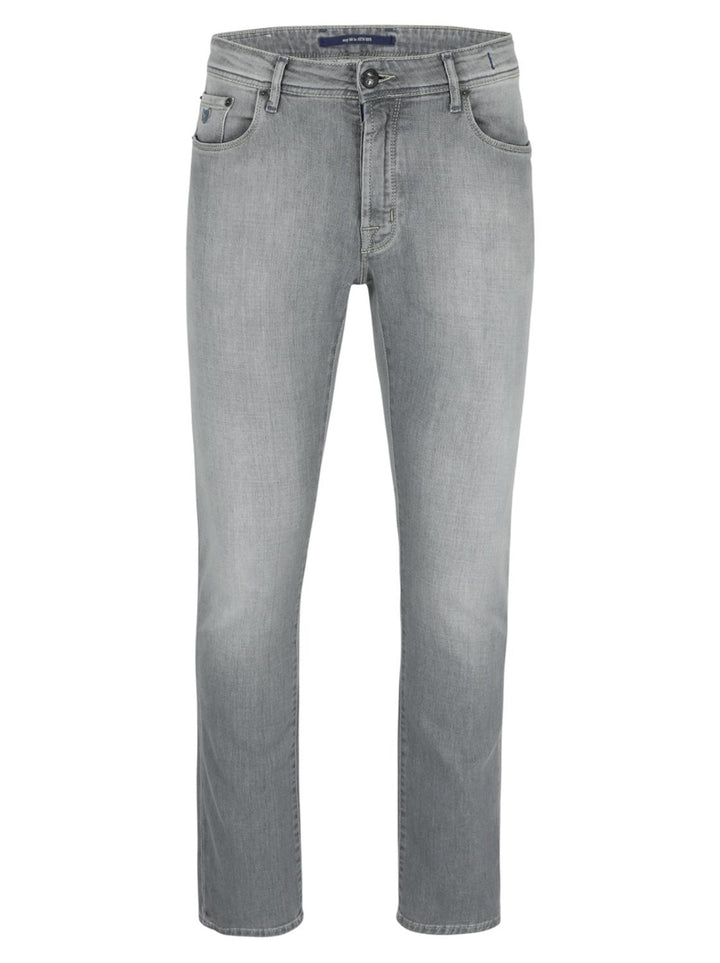Atelier Noterman jeans slim-92% katoen, 6% elastomultiester, 2% elasthaan-HEREN BROEKEN-Grijs