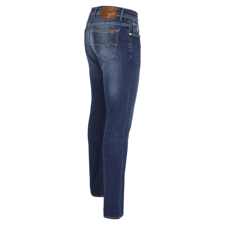 Atelier Noterman jeans slim-92% katoen, 6% elastomultiester, 2% elastomeer-HEREN BROEKEN-Blauw