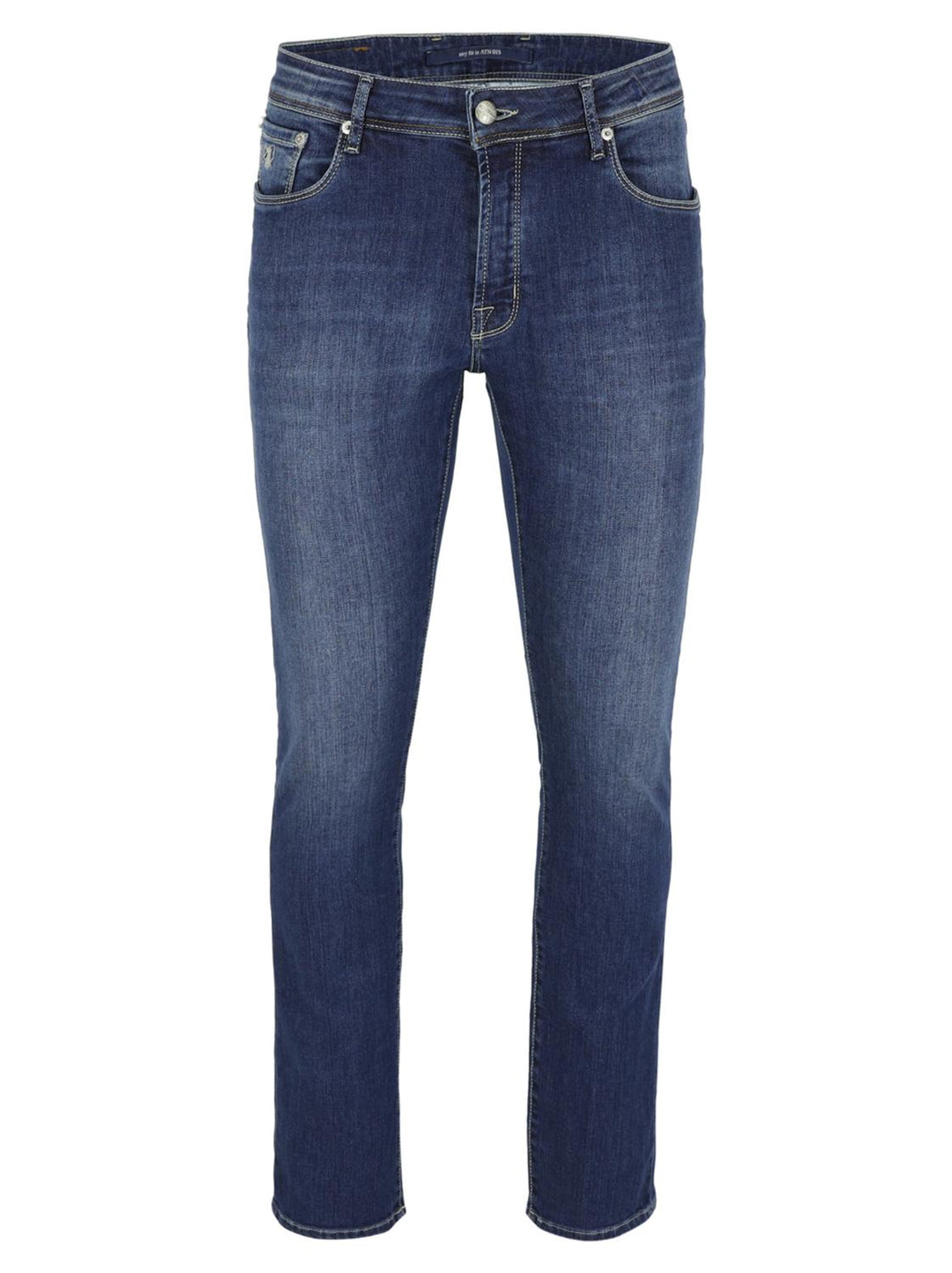 Atelier Noterman jeans slim-92% katoen, 6% elastomultiester, 2% elastomeer-HEREN BROEKEN-Blauw