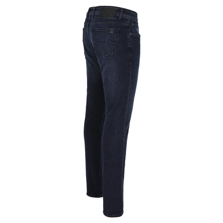 Atelier Noterman jeans slim-97% katoen, 3% elastomeer-HEREN BROEKEN-Blauw