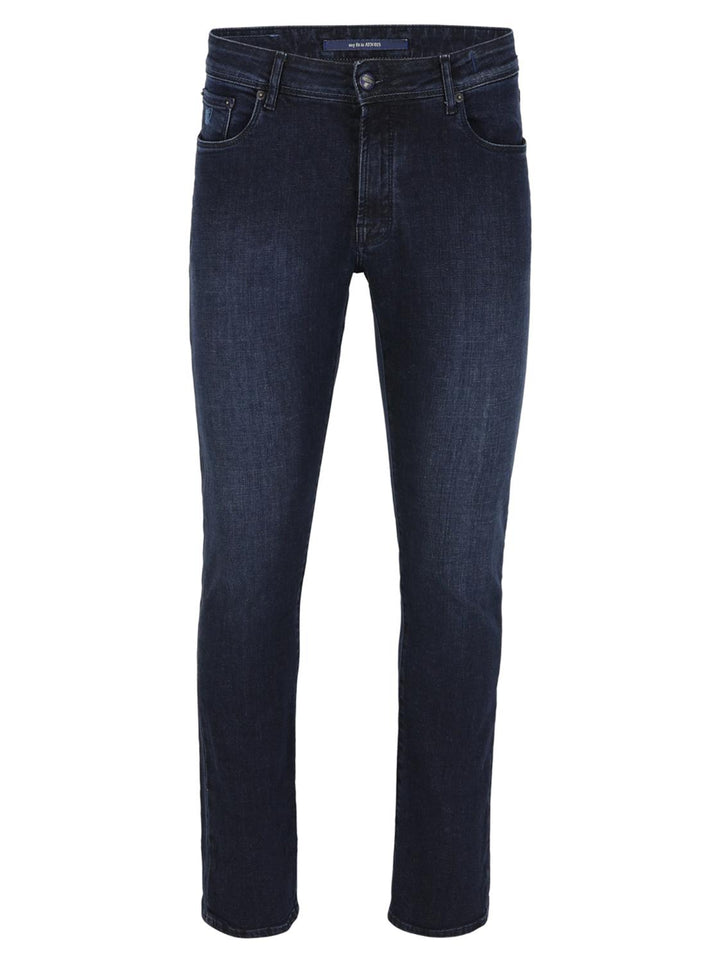 Atelier Noterman jeans slim-97% katoen, 3% elastomeer-HEREN BROEKEN-Blauw