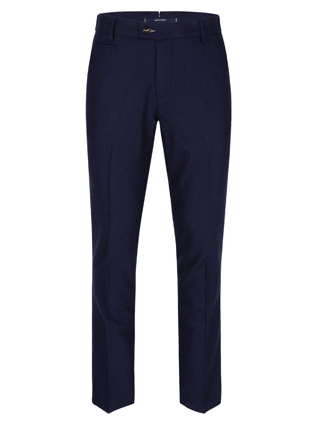 Atelier Noterman Pantalon – Blauw-99% wol, 1% elastaan-HEREN BROEKEN-Blauw