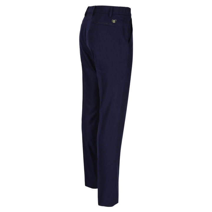 Atelier Noterman Pantalon – Blauw-99% wol, 1% elastaan-HEREN BROEKEN-Blauw