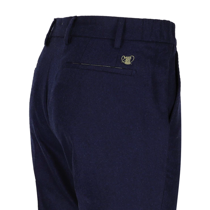 Atelier Noterman Pantalon – Blauw-99% wol, 1% elastaan-HEREN BROEKEN-Blauw