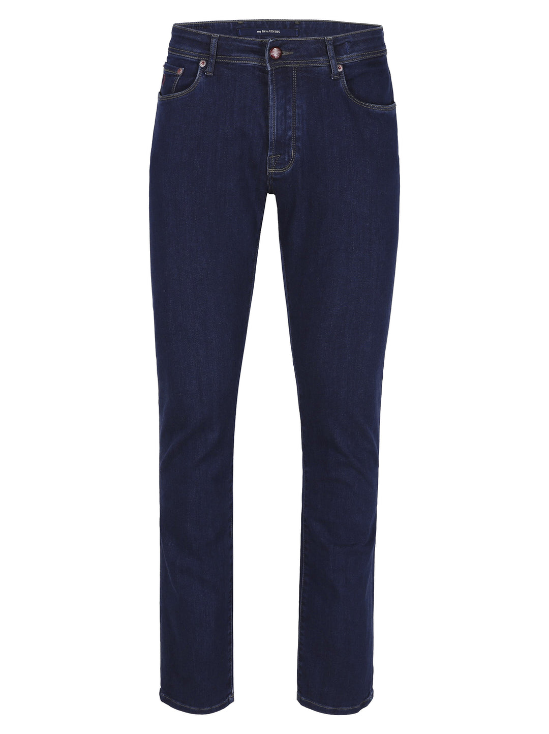Atelier Noterman Slim Fit Jeans – Blauw-92% katoen, 6% elastomultiester, 2% elastaan-HEREN BROEKEN-Blauw