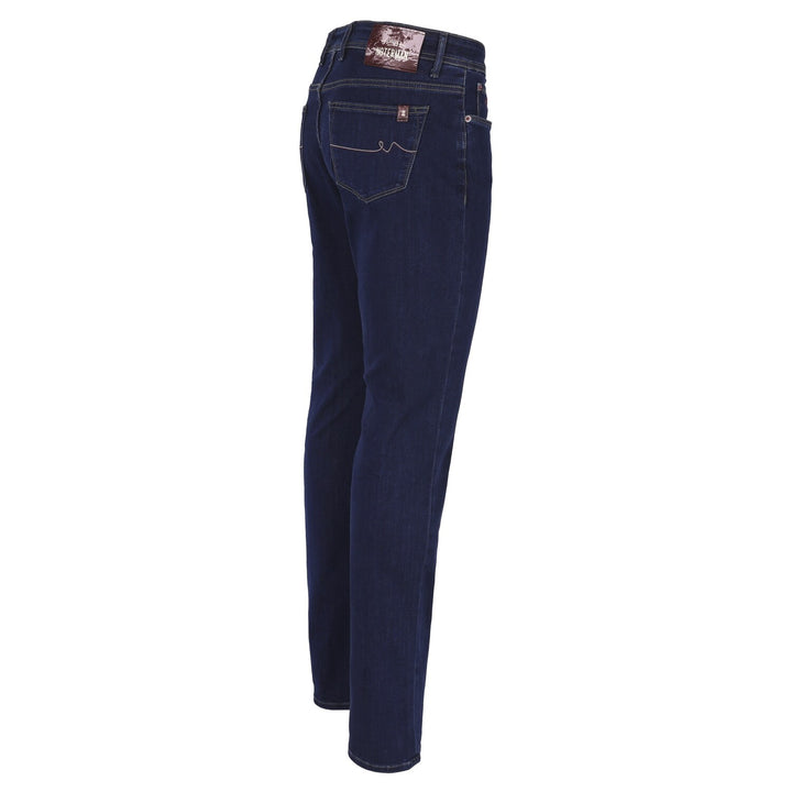 Atelier Noterman Slim Fit Jeans – Blauw-92% katoen, 6% elastomultiester, 2% elastaan-HEREN BROEKEN-Blauw