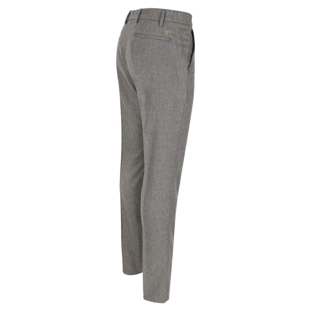 Atelier Noterman Wollen Pantalon – Grijs-99% wol, 1% elastaan-HEREN BROEKEN-Grijs