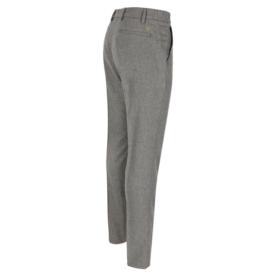 Atelier Noterman Wollen Pantalon – Grijs-99% wol, 1% elastaan-HEREN BROEKEN-Grijs