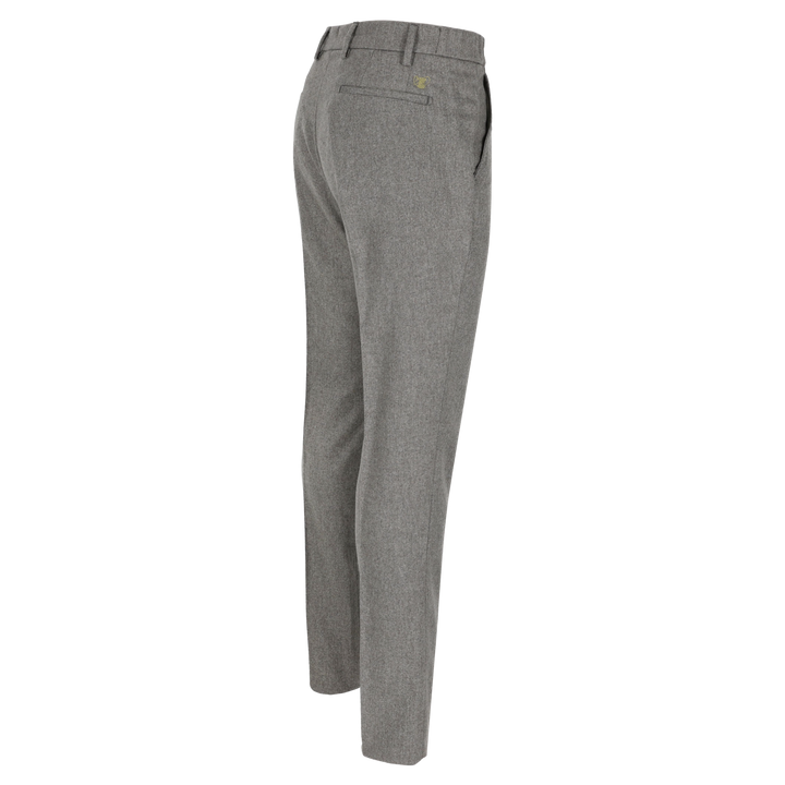 Atelier Noterman Wollen Pantalon – Grijs-99% wol, 1% elastaan-HEREN BROEKEN-Grijs