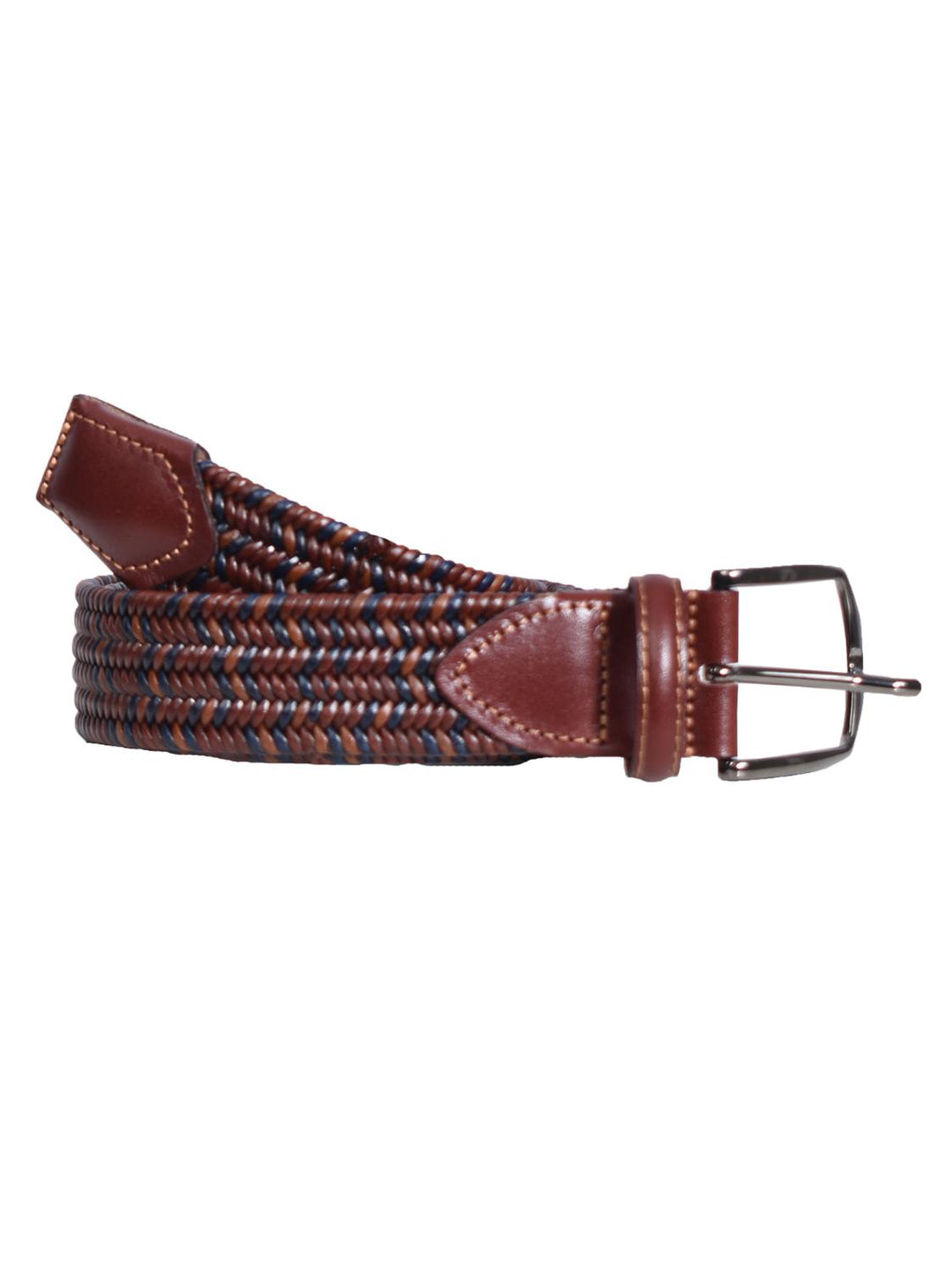 Athison riem-Leer<br />Katoen-HEREN SCHOENEN & RIEMEN-Bruin