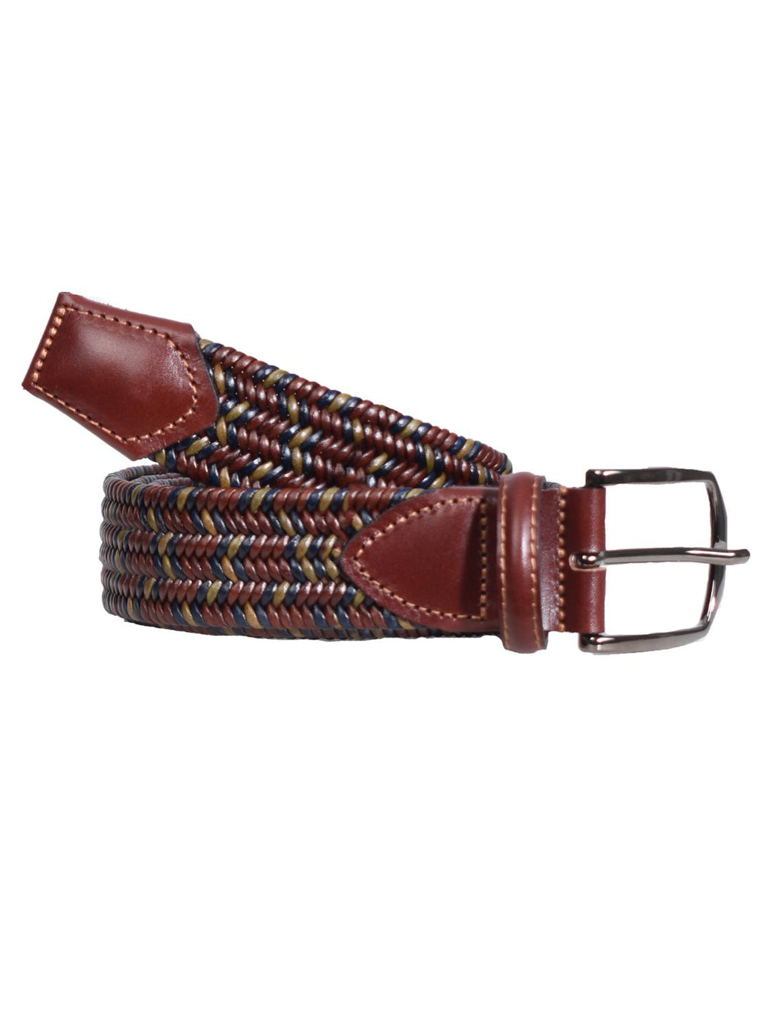 Athison riem-Leer<br />Katoen-HEREN SCHOENEN & RIEMEN-Bruin