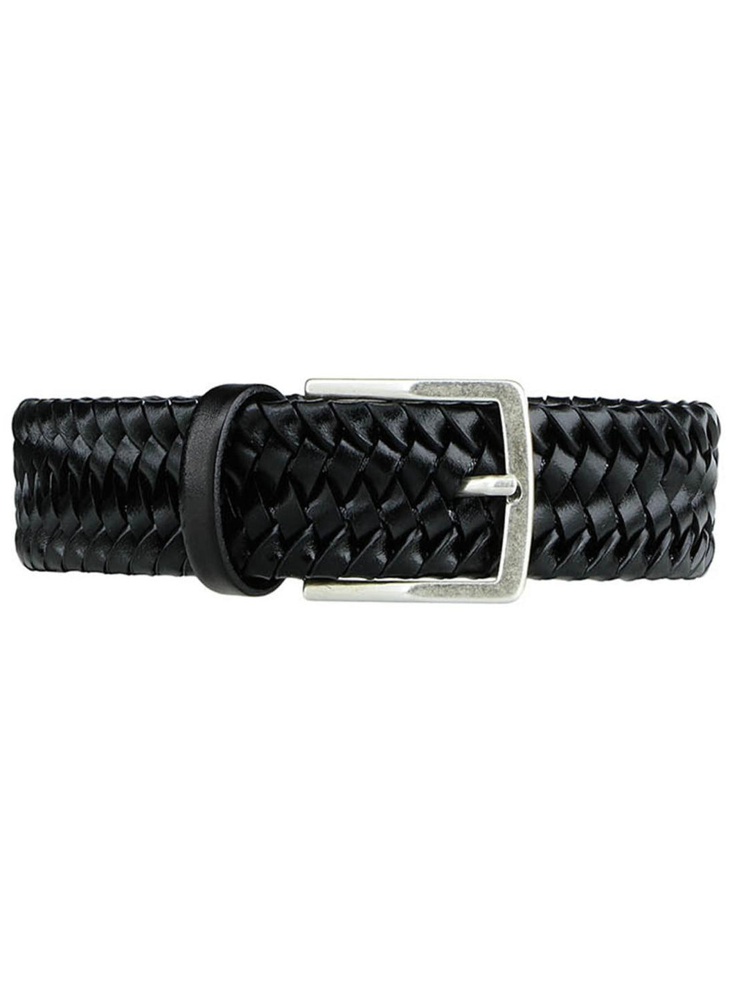 Athison riem-leer <br />katoen-HEREN SCHOENEN & RIEMEN-Zwart