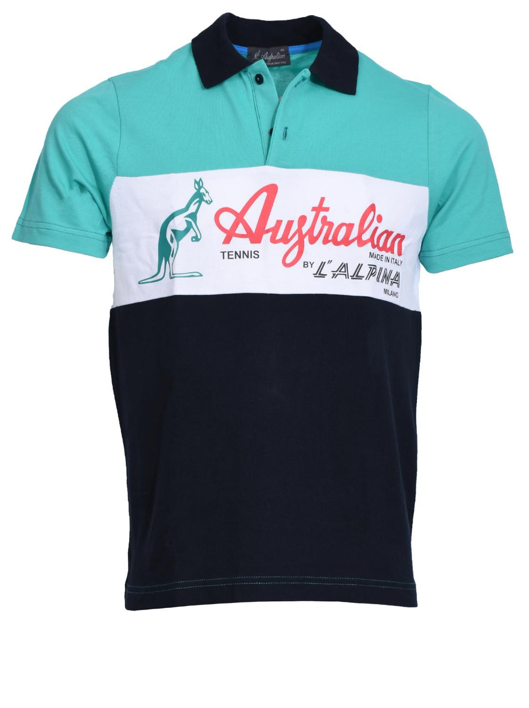 Australian polo-100% katoen-HEREN POLO'S & T-SHIRTS-Blauw