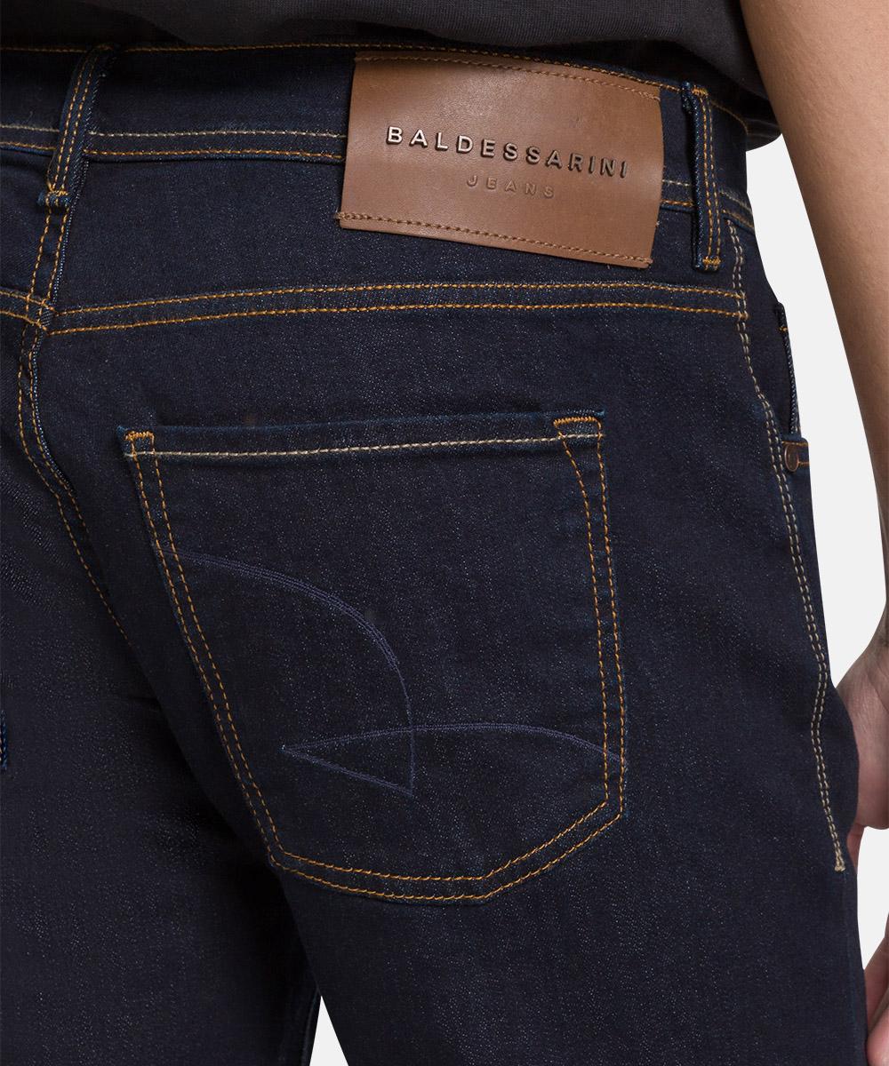 Baldessarini JACK regular fit-98% Katoen, 2% Elastaan-HEREN BROEKEN-Blauw