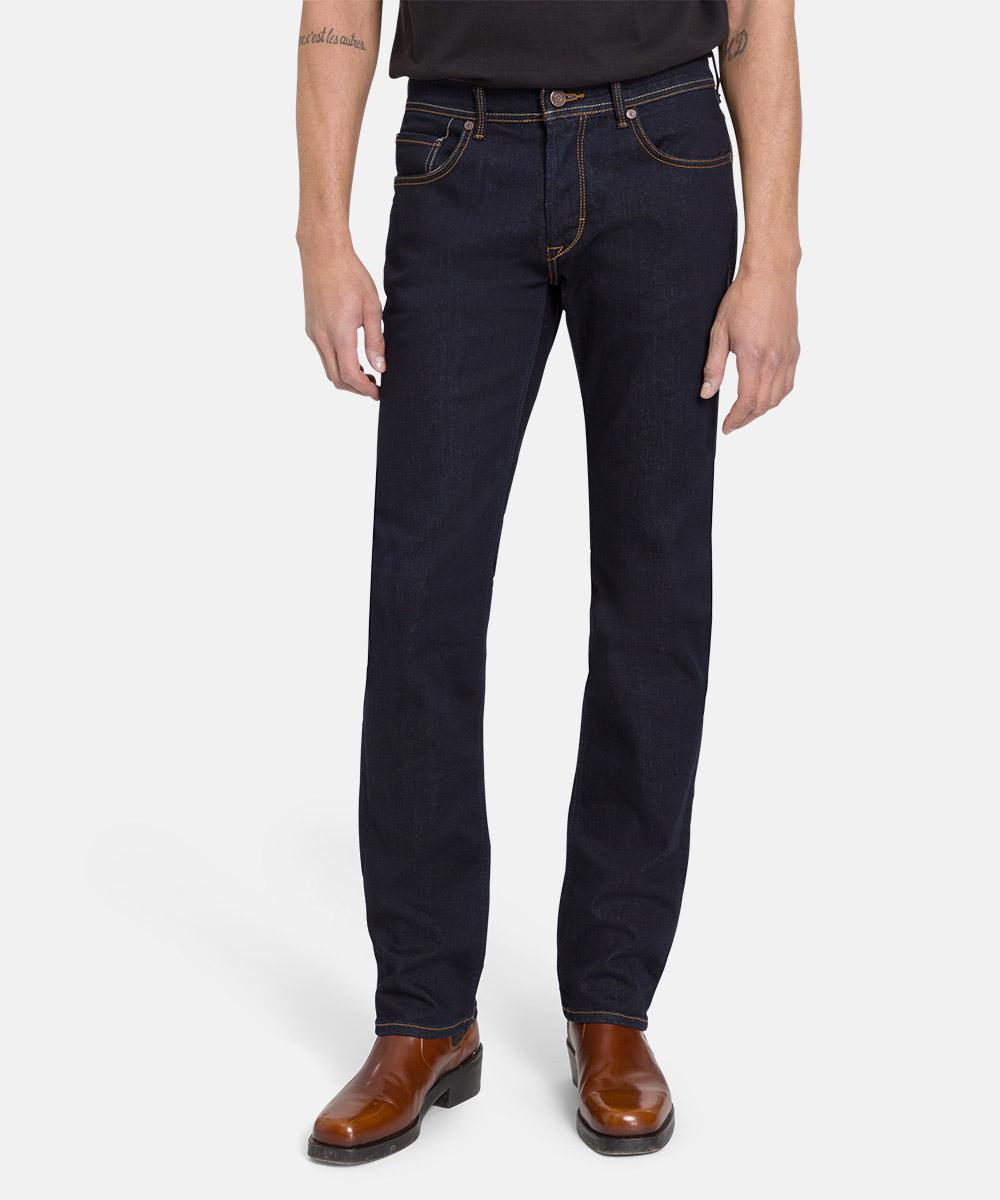 Baldessarini JACK regular fit-98% Katoen, 2% Elastaan-HEREN BROEKEN-Blauw