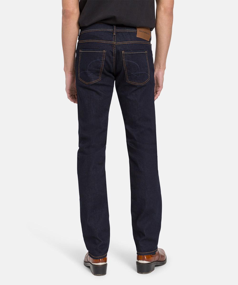 Baldessarini JACK regular fit-98% Katoen, 2% Elastaan-HEREN BROEKEN-Blauw