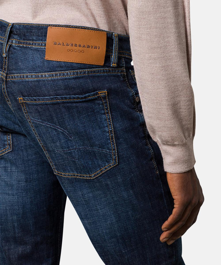 Baldessarini JACK regular fit-98% katoen, 2% elasthaan-HEREN BROEKEN-Blauw