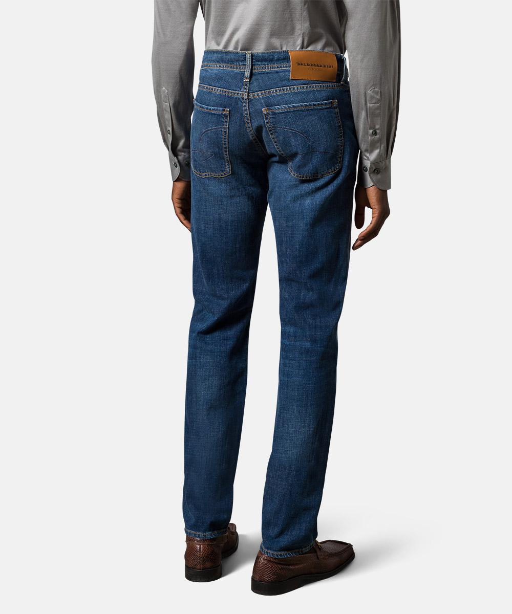 Baldessarini JACK regular fit-98% katoen, 2% elasthaan-HEREN BROEKEN-Blauw