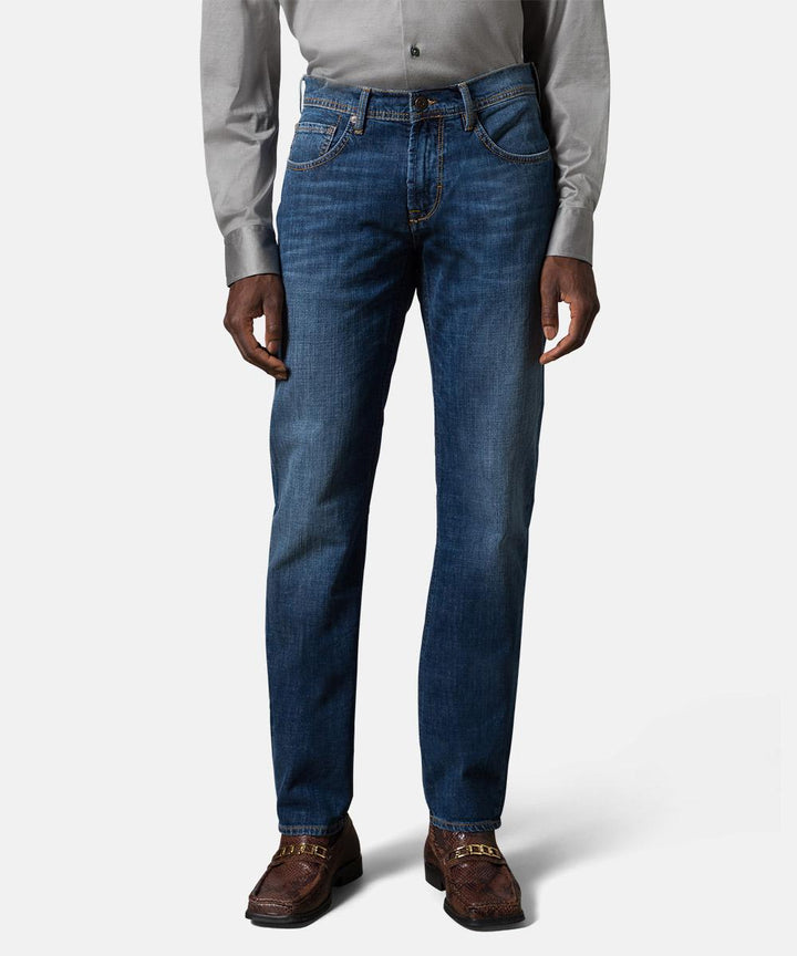 Baldessarini JACK regular fit-98% katoen, 2% elasthaan-HEREN BROEKEN-Blauw