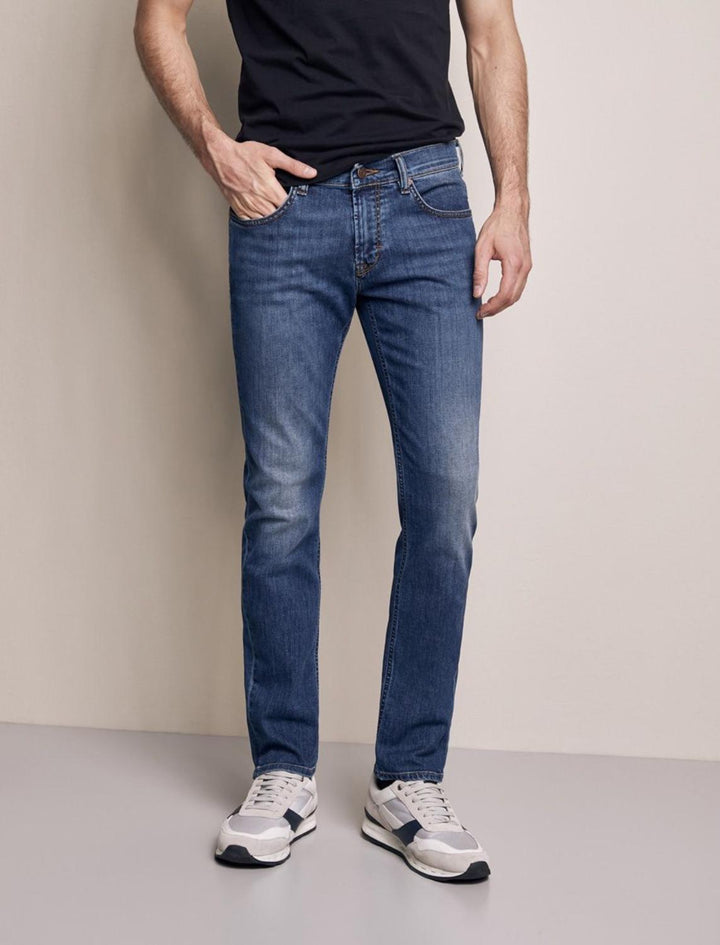 Baldessarini Movimento NOS-94% katoen<br />4 polyester<br />2% elastan-HEREN BROEKEN-Blauw