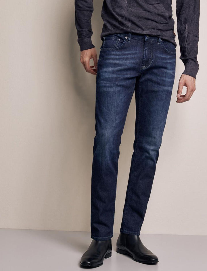 Baldessarini Movimento NOS-94% katoen<br />4 polyester<br />2% elastan-HEREN BROEKEN-Blauw