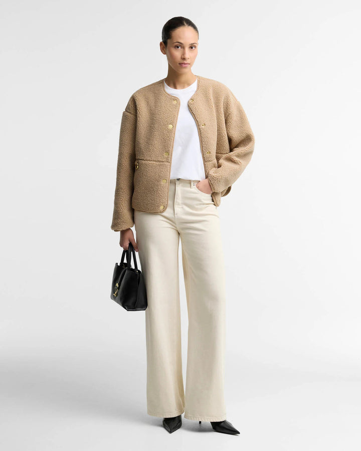 Barbour Arlene Fleece Jacket – Beige-100% polyester-DAMES BLAZERS & JASJES-Beige