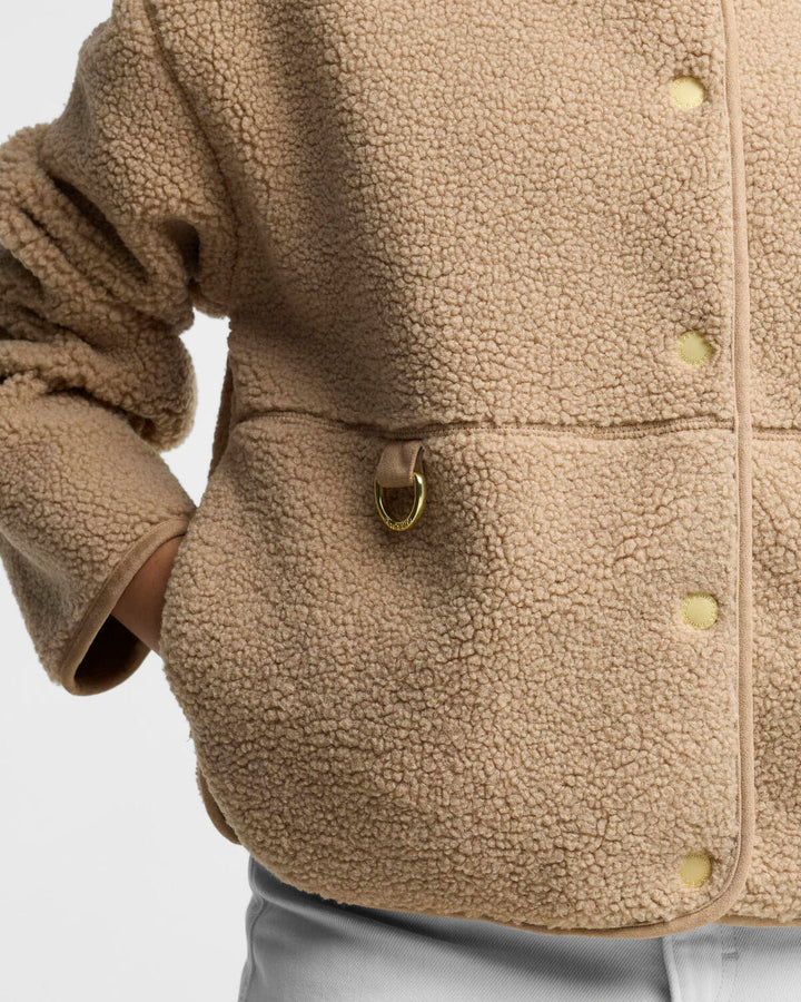 Barbour Arlene Fleece Jacket – Beige-100% polyester-DAMES BLAZERS & JASJES-Beige