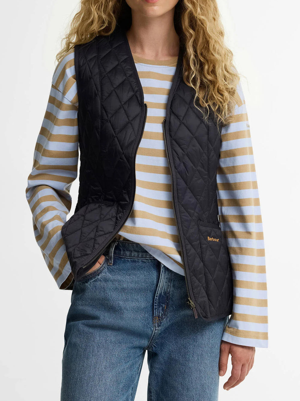 Barbour Betty Liner – Blauw-100% polyamide-DAMES JASSEN & JACKS-Blauw