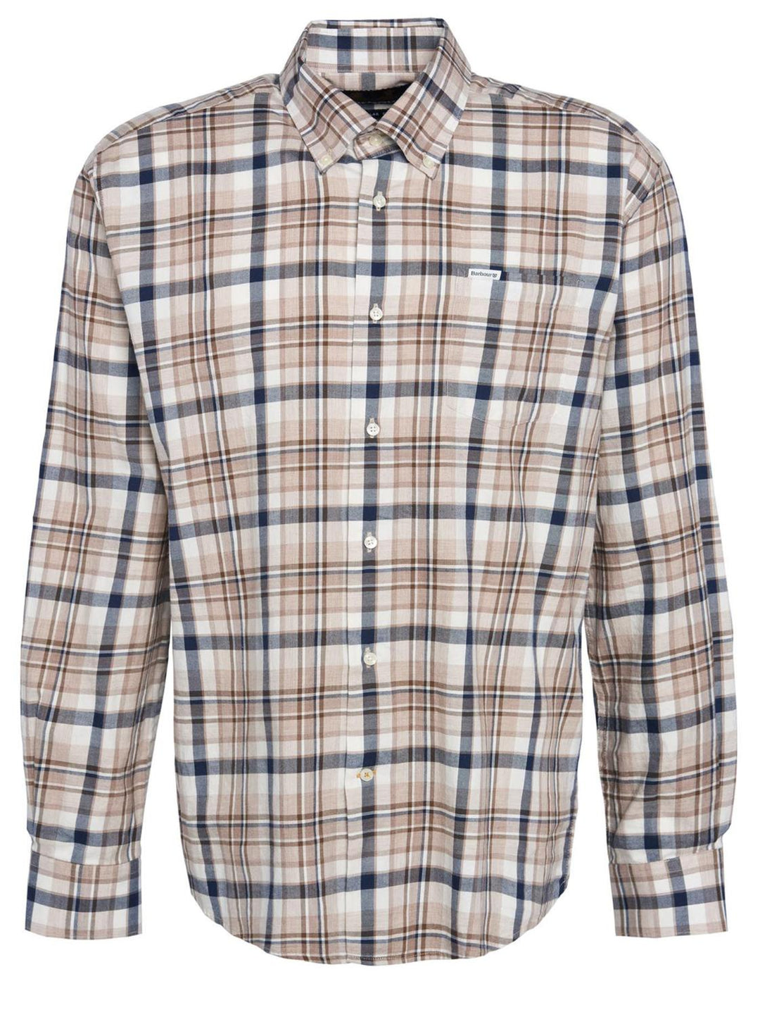 Barbour BOWBURN shirt-100% katoen-HEREN SHIRTS-Beige