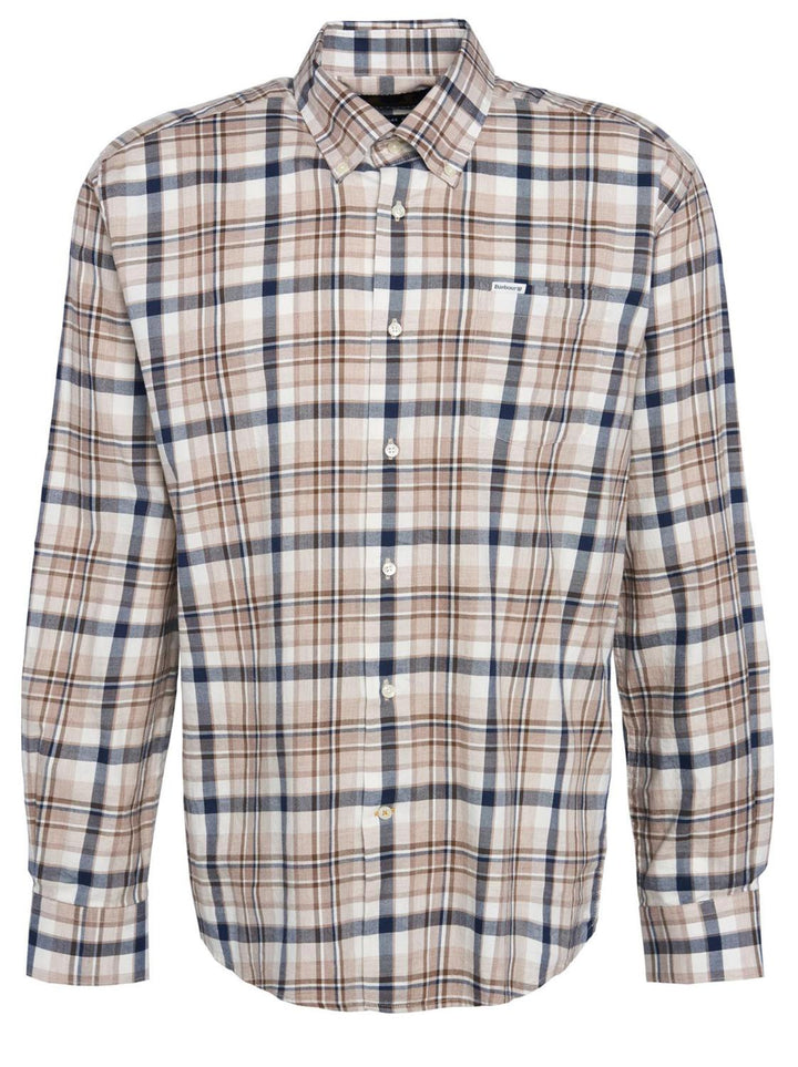Barbour BOWBURN shirt-100% katoen-HEREN SHIRTS-Beige