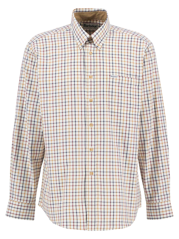 Barbour Comfort Fit Shirt – Beige-100% katoen-HEREN SHIRTS-Beige