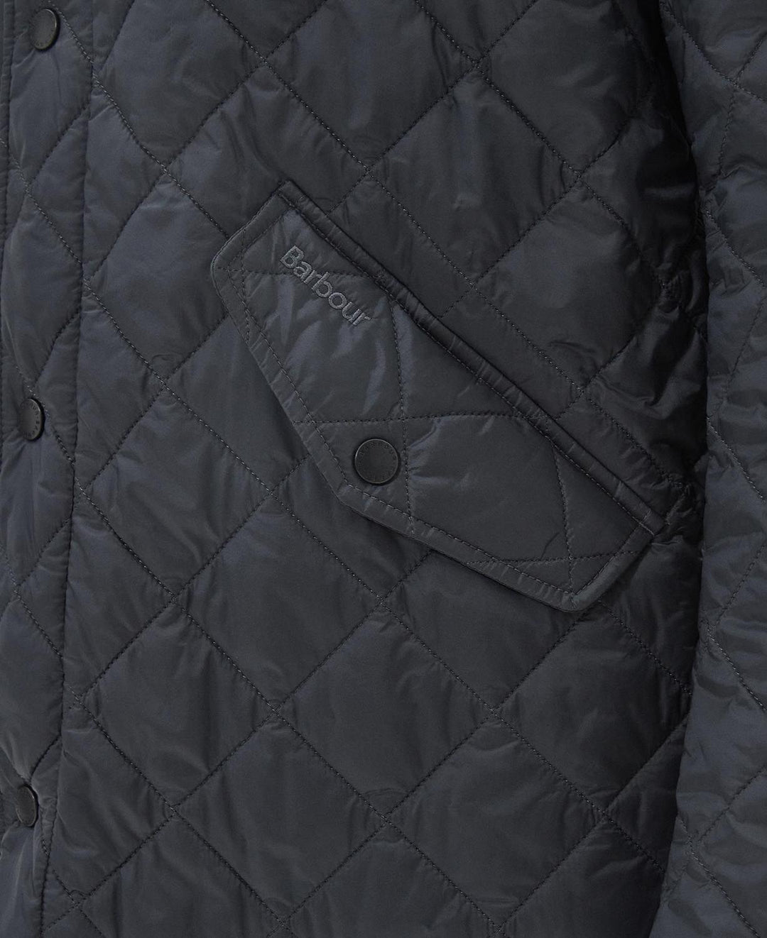 Barbour flyweight chelsea jack-100% polyamide-HEREN JASSEN & JACKS-Antraciet