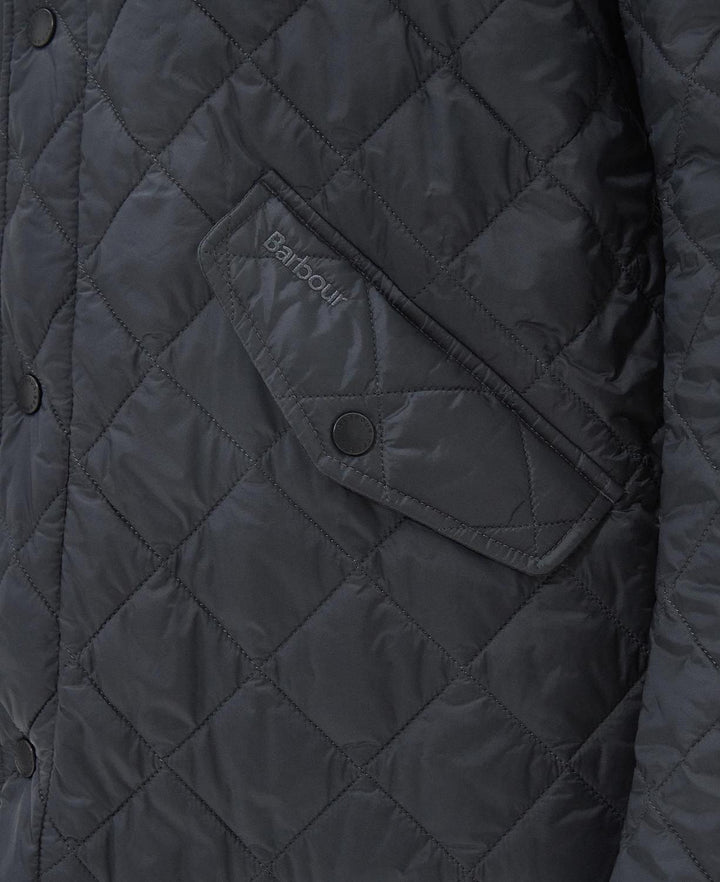 Barbour flyweight chelsea jack-100% polyamide-HEREN JASSEN & JACKS-Antraciet