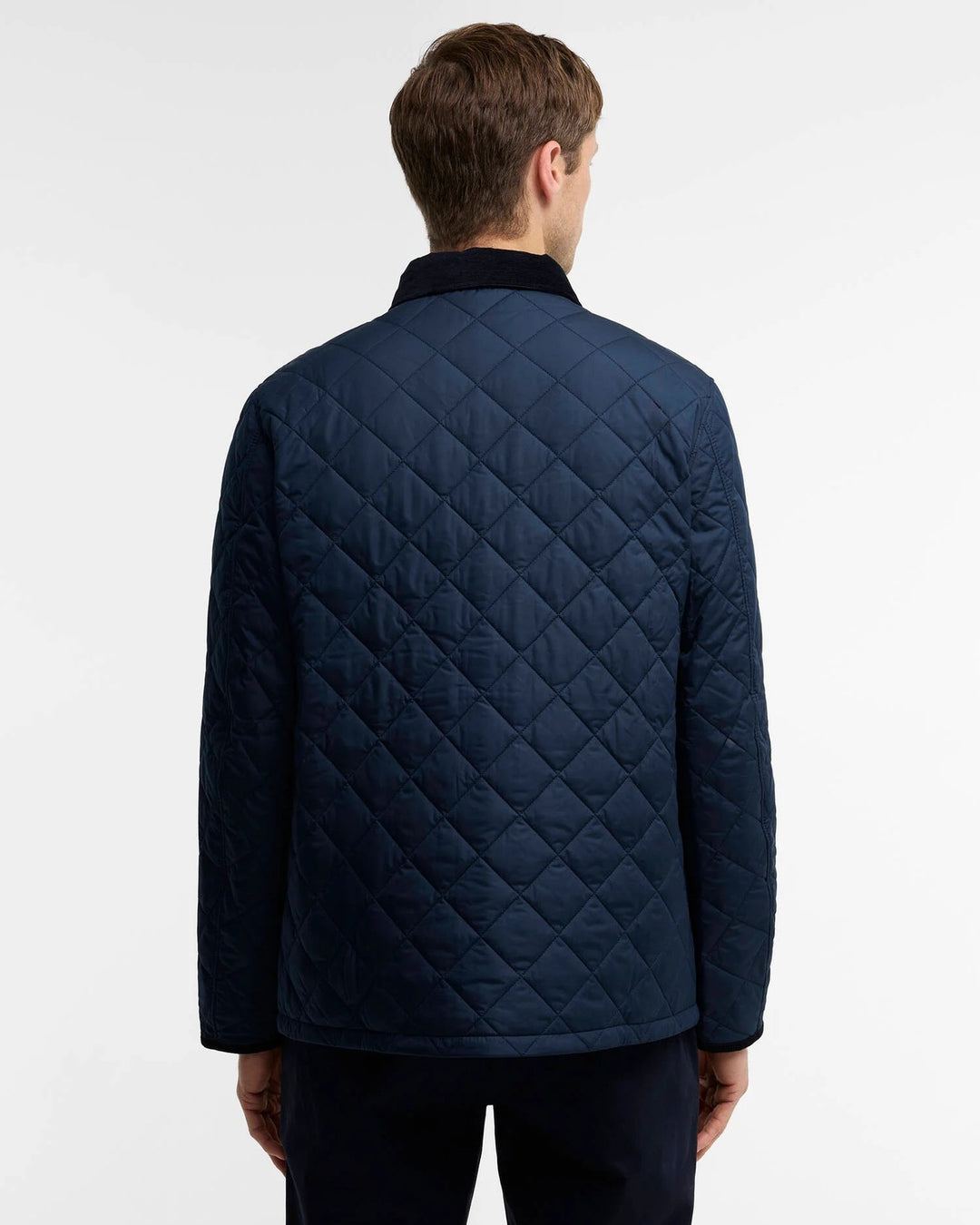 Barbour Hornby Gewatteerd Jack – Blauw-100% polyester-HEREN JASSEN & JACKS-Blauw