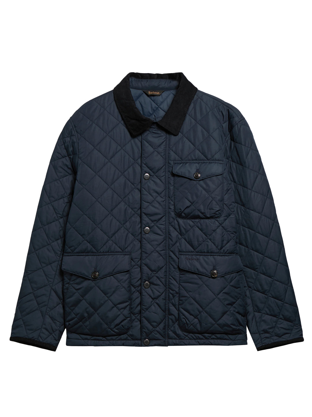 Barbour Hornby Gewatteerd Jack – Blauw-100% polyester-HEREN JASSEN & JACKS-Blauw