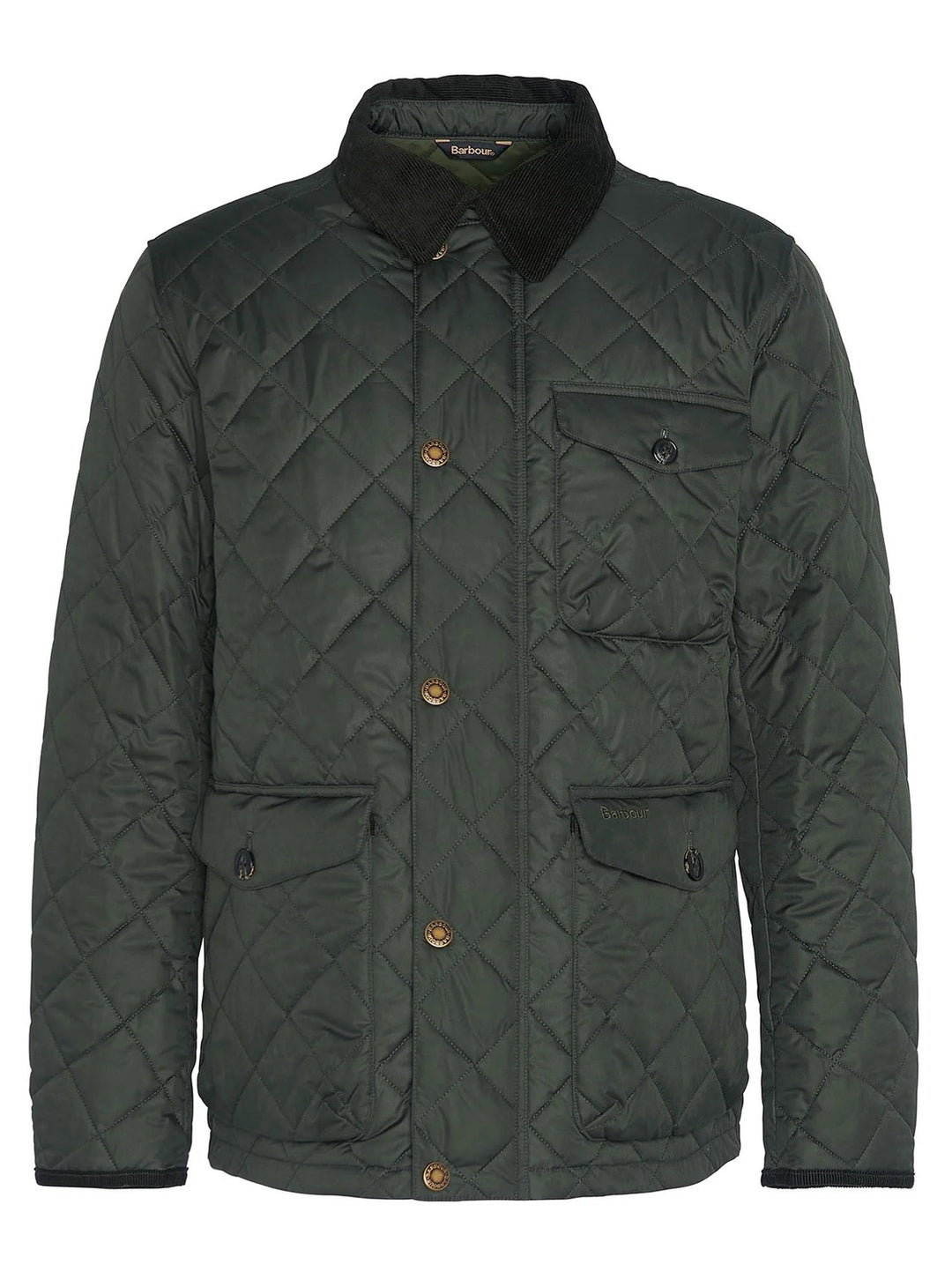 Barbour Hornby Quilt Jack – Groen-100% polyester-HEREN JASSEN & JACKS-Groen