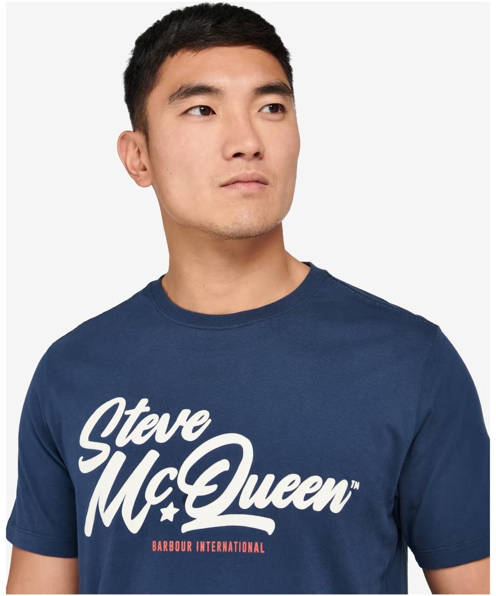 Barbour International MURREY-100% katoen-HEREN POLO'S & T-SHIRTS-Blauw