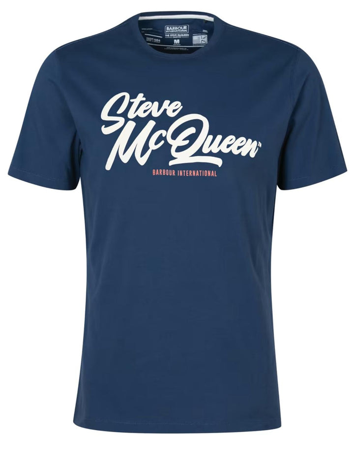 Barbour International MURREY-100% katoen-HEREN POLO'S & T-SHIRTS-Blauw